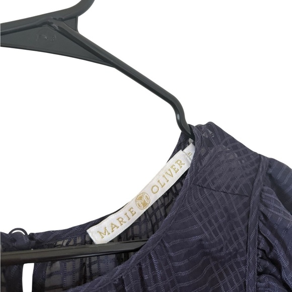 Marie Oliver Surie Tiered Flutter-Sleeve Maxi Dress - Picture 3 of 8